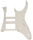 ギターピックガード Fits Ibanez RG 350 EX Style 3層構造 ギター保護 保護フィルム付き (3プライホワイト)