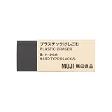 無印良品 プラスチックけしごむ 黒 小 かため NDA80A7A