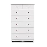 アルファタカバ ベビータンスシリーズ ピンキー 80cm幅6段 ホワイト (クリスタルラベンダー)