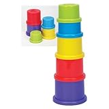 Baby Toddler Stacking Nesting Learning Tower Cups Activity Toy Game Set of 5 by Funtime