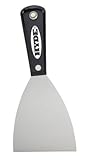 Hyde Tools 01440 3-Inch Stainless Steel Stiff Scraper, Black and Silver by Hyde [並行輸入品]