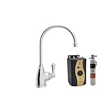 Rohl U.KIT1325L-APC-2 Perrin and Rowe Kitchen Traditional Column Spout Hot Water Faucet Tank and Fil