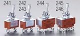 エスコ 単極双投 トグルスイッチ 125V 15A 12mm EA940DH-242