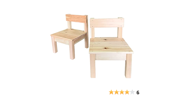 Amazon Co Jp 国産ひのき 木製 手作りキット ミニ背付き椅子 万能台 花台 ホーム キッチン
