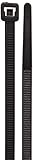 Morris Products 20424 Releasable Nylon Cable Ties, 8" Length, 0.183" Width, 50lbs Tensile Strength, 