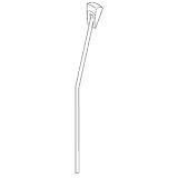 デルタrp52666交換用リフトロッドwithフィニアル、 RP52666PN