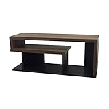 白井産業 【SHIRAI】 ローボード テレビ台 32V対応 幅90cm シンプルモダンテイスト ダークブラウン&amp;ブラック 重厚感のあるフォルム 多機能収納 ヴォルディバ VRD-4090DK