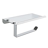 Aliseトイレットペーパーロールホルダーストレージペーパータオルハンガー現代のスタイルバスルーム壁マウントSus 304ステンレス鋼、つや消し仕上げ GG5100