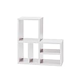 フレキシブルラック　　ホワイト　小（棚付き）