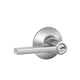 Schlage F51 LAT 626 Latitude Keyed Entry Lever, Satin Chrome by Schlage Lock Company