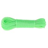 P Prettyia 園芸ネット 張りロープ　物干しワイヤー　ナイロンロープ　20m/10m　全6カラー - グリーン-10m