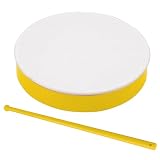 アーテック(Artec) プラ製たいこ J イエロー φ205×40mm、バチ φ10×250mm 子供 小学生 幼児 教材 学習 002912