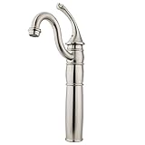 Kingston Brass KB1428GL Single Handle Vessel Sink Faucet with Optional Cover Plate