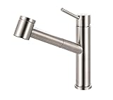 Franke ffps34スチールhigh-arcプルアウトスプレーバー蛇口、 9 7/8-inch FFPS3450 1