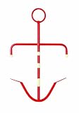 Creative Co-Op Red Metal Anchor Wall Decor [並行輸入品]