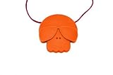 Jellystone Skull Pendant Teether - Carrot by Jellystone Designs