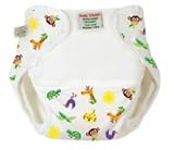 Imse Vimse オーガニックコットンおむつカバー　ZOO　II (Ｍ体重7〜10ｋｇ)
