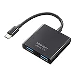 サンワサプライ USB Type-C ハブ（A×2/C×1） USB-3TCP9BK