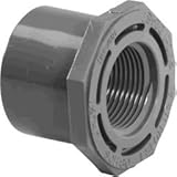 Charlotteパイプ& Foundry abs001080800ha ABS / DWV Flush Bushing 2 x 1 – 1 / 2 " – ブラック