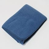 (エンゲル) ENGEL オーガニックウール フリース ブランケット オーシャンブルー ワンサイズ (約80cm×100cm)