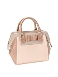(メアリーローズ) 0102 カラーブロック2WAYリボンBAG F ピンクベージュ