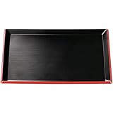 J-kitchens 滑り止め 機能付き お盆 トレー 39.2 x 28.8 x 1.8cm No225281 日本製