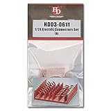 HOBBY DESIGN 1/24 エレクトリック コネクター A 電機配線コネクター 自動車模型 レジン製 HD03-0611