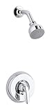 Kohler k-ps15611 – 4-cp Coralais Shwrミキサートリムプロジェクトパック、シャワーバルブトリムwithレバーハンドル& 2.5 GPMシャワーヘッド