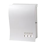 ポスト 郵便受け 郵便ポスト 大型配達物対応 ナミプラス アール ドロップ ホワイト 右勝手 (T型カムロック付)