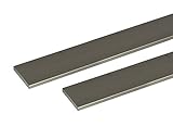 アルミ形材 ｱﾙﾐ平棒 2m 1.5x50mm ｽﾃﾝｶﾗｰ 2本組　　安田