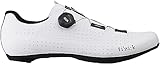 Fizik Tempo R5 オーバーカーブサイクリングシューズ ホワイト/ブラック 46.5, ホワイトブラック, 46.5