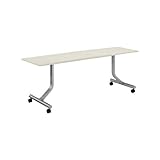 コクヨ(KOKUYO) ミーティングテーブル 長方形 KT-810シリーズ W1800×D450×H700mm KT-S810N ナチュラルグレー