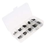 F Fityle 280個/セット　フラット＆スプリングロック　ワッシャーキット　m2-m6　耐久性と強靭性　専用工具