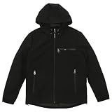 [カルバンクライン]ジャケット フーデッド ストレッチジャケット ブラック メンズ CALVIN KLEIN CM224577 BLK HOODED STRETCH JACKET BLACK L [並行輸入品]
