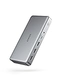 Anker 563 USB-C ドッキングステーション (10-in-1) 最大100W出力 MST機能 トリプルモニター USB PD 対応 M1 MacBook 4K対応 HDMIポート ディスプレイポート 1Gbps イーサネットポート 3.5mm オーディオジャック USB-Aポート USB-Cポート 搭載