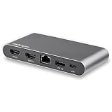 StarTech.com USB-C接続マルチアダプタ 4K HDMI デュアルモニター対応ミニドック Windowsのみ対応 2x USB-A 100W PD 3.0 GbE DK30C2HAGPD