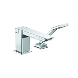 Moen TS9041 90 Degree High Arc Roman Tub Faucet Includes Hand Shower IO-Digital Technology, Chrome [