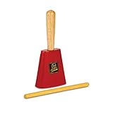 LP エルピー カウベル Aspire E-Z Grip Cowbell, Red LPA900-RD