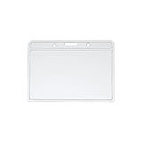 プラス 名札 ネームタッグ 横型 替えケース クリアー 84-716