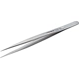 TRUSCO(トラスコ) 高精度ステンレス製ピンセット 140mm 長極細型 TSP-76 × 10本 【ケース販売】