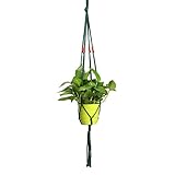 KING DO WAYKING DO WAY プラントハンガー ダークグリーン 80cm 植物ボルダー プラントハンギング 植物ハンガーネット 麻ロープ 麻の糸 編み