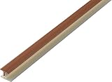 大建工業　床材　【YQ4832-MF】＜カフェブラウン＞　長さ3,000mm　ここち和座　敷き込みタイプ専用施工部材　座ライフ見切スマート[樹脂仕様]　2本入