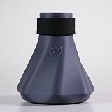 ホルン ミュート 練習用 消音 「QooMute」 プラクティスミュート 吹奏感 音色 軽量 自宅 練習 器具 BRASS DESIGN (カラー:Midnight グレー)