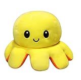 特大、巨大タコぬいぐるみ、大きなタコぬいぐるみ、アナログタコぬいぐるみ、タコ ぬいぐるみ 巨大 リバーシブル表情変化、タコぬいぐるみ両面 (30cm,C)