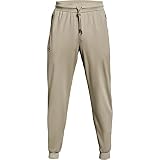 Under Armour Men's Sportstyle Tricot Joggers , Khaki Base (289)/Black , Medium