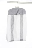 Baby Doll Bedding Modern Hotel Style Crib Diaper Stacker, Grey by BabyDoll Bedding