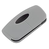 uxcell キーホルダー　フォード　シリコー　柔らかいン柔軟　リモコン　灰色