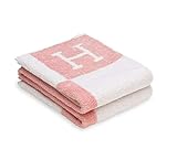 HERMES エルメス　タオル　Avalon《アヴァロン》102193M02　ピンク　バスタオル　ビーチ　おくるみ [並行輸入品]