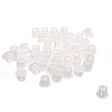 BCP 50個ホワイト色プラスチック10 mmスナップでロック穴/チューブファスナーカバー、穴プラグ