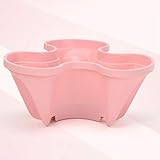 RaiFu 植物ポット 植木鉢 スタックアップ ステレオス コピックポット イチゴ 花 野菜 デコレーション おしゃれ ピンク